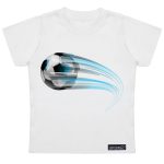 تی شرت آستین کوتاه پسرانه 27 مدل Flying Football Ball کد MH948