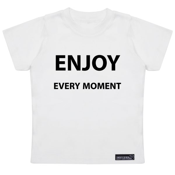 تی شرت آستین کوتاه پسرانه 27 مدل Enjoy Every Moment کد MH974