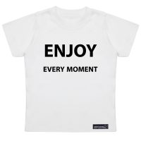 تی شرت آستین کوتاه دخترانه 27 مدل Enjoy Every Moment کد MH974