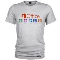 تی شرت آستین کوتاه مردانه 27 مدل Microsoft Office Full کد MH911