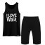 ست تاپ و شلوارک مردانه 27 مدل I Love Walk کد MH1307