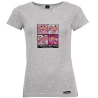 تی شرت آستین کوتاه زنانه 27 مدل پلنگ صورتی کد WN892