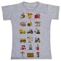 تی شرت آستین کوتاه دخترانه 27 مدل Machinery Architectural Engineering کد MH951