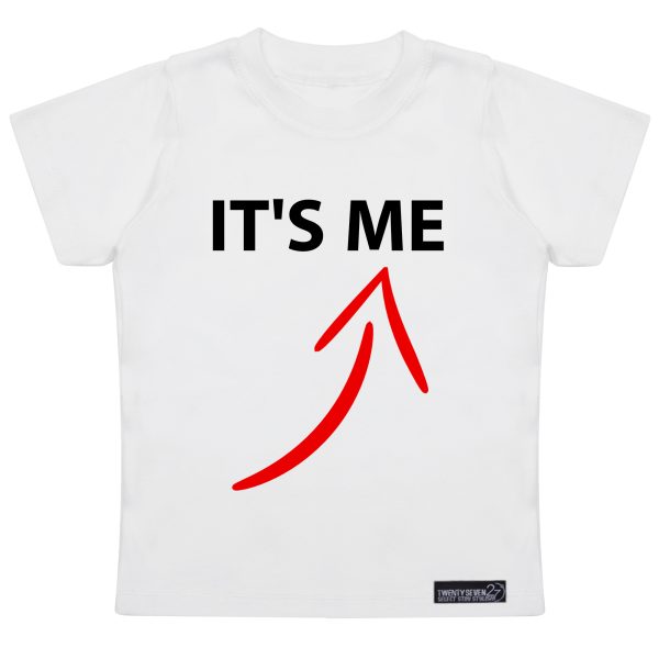 تی شرت آستین کوتاه پسرانه 27 مدل Its Me کد MH977