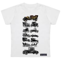 تی شرت آستین کوتاه دخترانه 27 مدل Classic Cars کد MH958