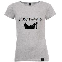 تی شرت آستین کوتاه زنانه 27 مدل FRIENDS کد WN524