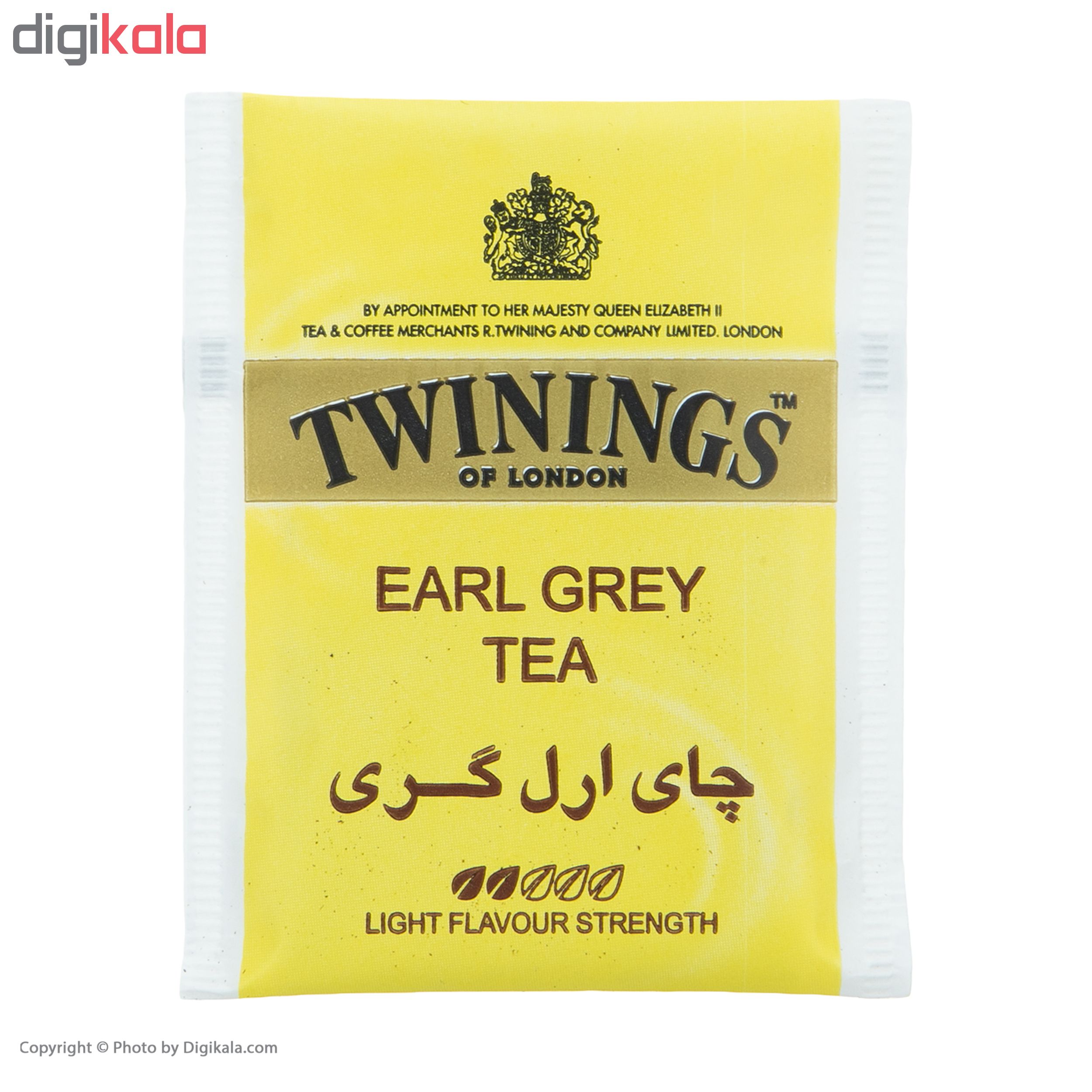 چای سیاه کیسه ای ارل گری توینینگز بسته 100 عددی