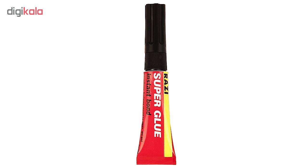 چسب قطره ای رازی مدل Super Glue حجم 3 میلی لیتر بسته 2 عددی