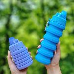 قمقمه مدل سیلیکونی ساده تاشو simple 01 گنجایش 0.5 لیتر