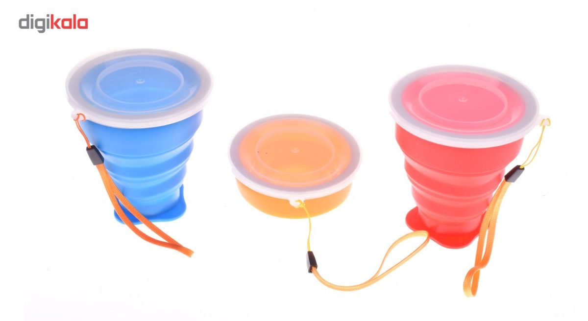 لیوان سفری تاشو مدل H-B-01