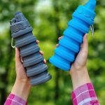 قمقمه مدل سیلیکونی ساده تاشو simple 01 گنجایش 0.5 لیتر