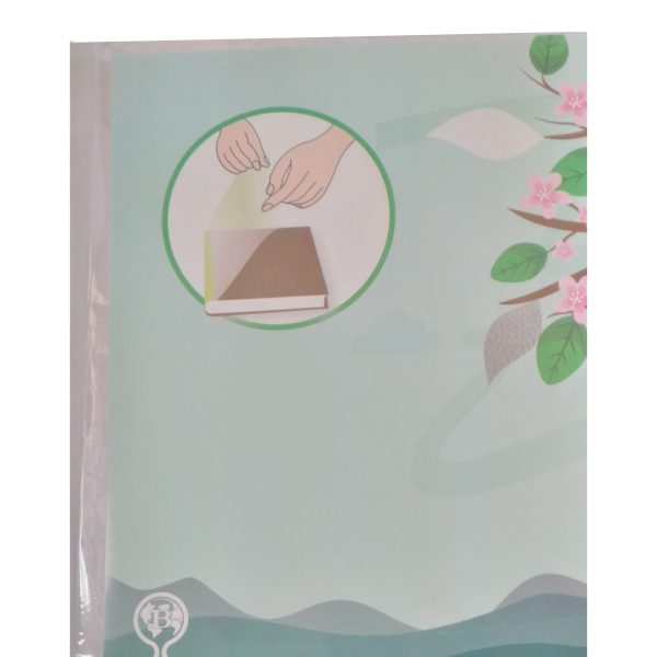 جلد  کتاب چسبی تاپ رول کد 01 بسته 10 عددی