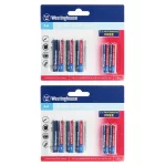 باتری قلمی و نیم قلمی وستینگهاوس مدل Super Heavy Duty مجموعه 12 عددی