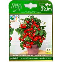 بذر گوجه قرمز گیلاسی پاکوتاه گلدانی پالم کد 15