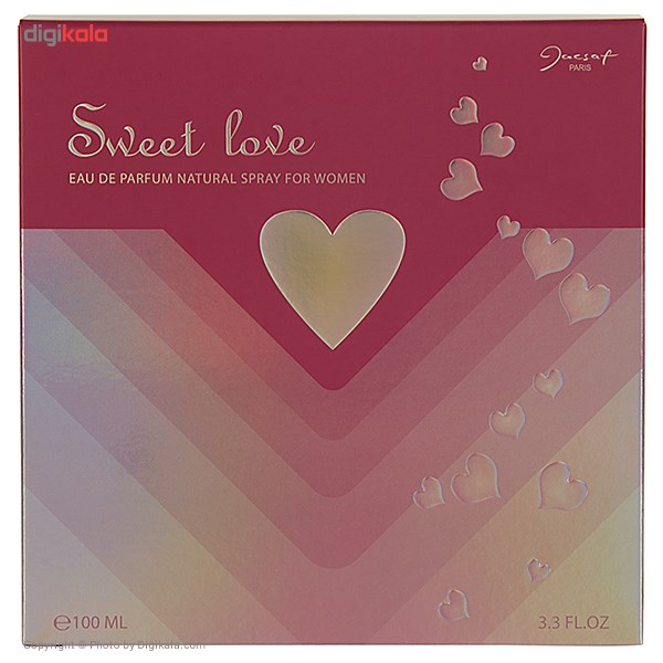 ادو پرفیوم زنانه ژک‌ ساف مدل Sweet Love حجم 100 میلی لیتر