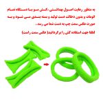 کش مو زنانه مدل LX بسته 60 عددی به همراه کیف پارچه ای