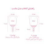 کاپ قاعدگی لیوا فارما مدل 2 سایز متوسط