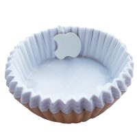 کپسول کاپ کیک و شابلون مدل پای سیب بسته 100 عددی