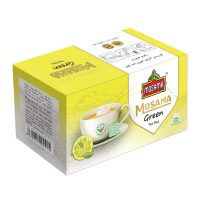چای سبز کیسه ای با طعم لیمو مسما بسته 25 عددی