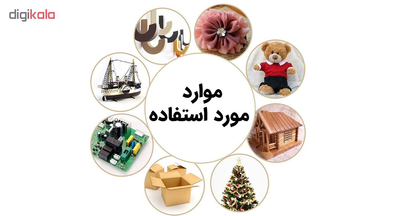 چسب حرارتی تفنگی جانسون مدل 7 میلی متری بسته 10 عددی