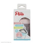 شیشه شیر پینو بیبی مدل Natural sense کد S 0-6 گنجایش 150 میلی لیتر