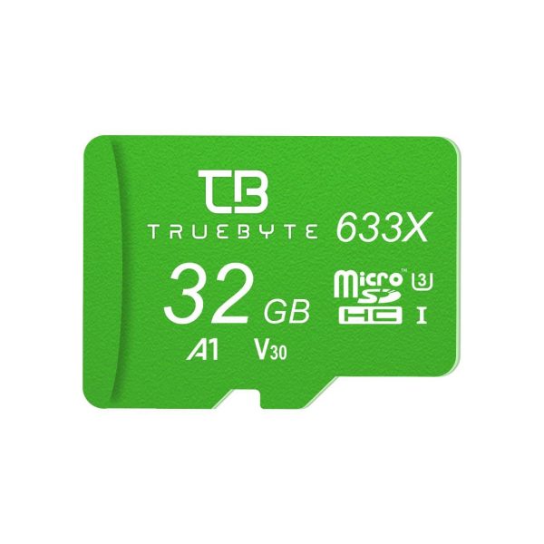 کارت حافظه microSD HC تروبایت مدل 633X-A1-V30 کلاس 10 استاندارد UHS-I U3 ظرفیت 32 گیگابایت به همراه کارت خوان