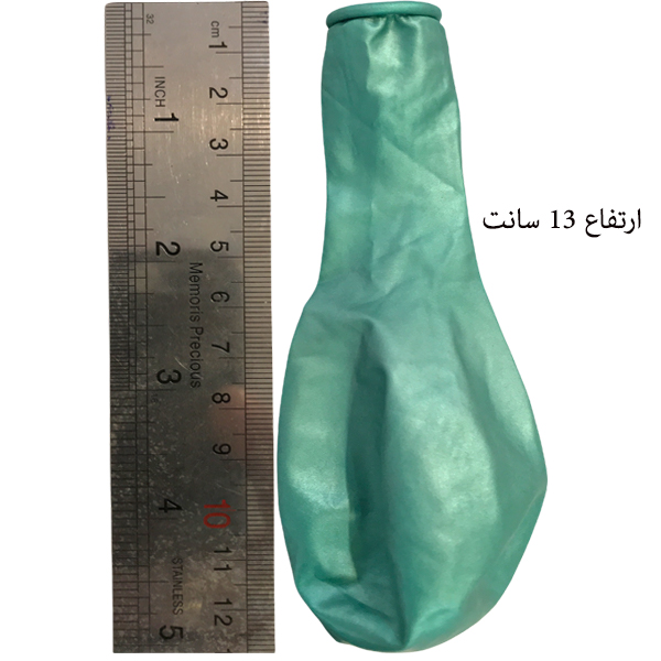بادکنک کروم مسترتم طرح گرین پلاس بسته 10 عددی