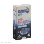 کاندوم ناچ کدکس مدل BIG DOTS بسته 10 عددی